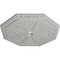 Ekena Millwork Spring Octagonal Ceiling Medallion (Fits Canopies up to 3"), 29 1/8"OD x 2 1/4"ID x 1 1/8"P, Frost CM30SPFRF - alternate 3